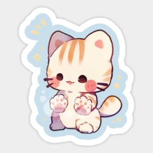 Kitty Paws Sticker